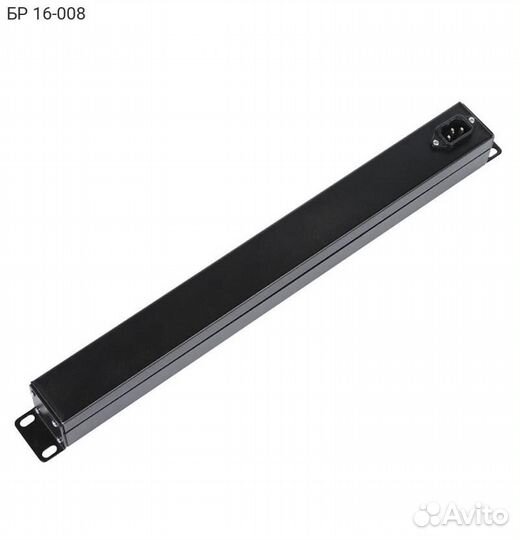 Блок розеток цмо бр 16-008, 1U, бр 16-008