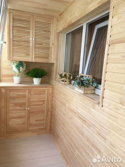 Обшивка балкона