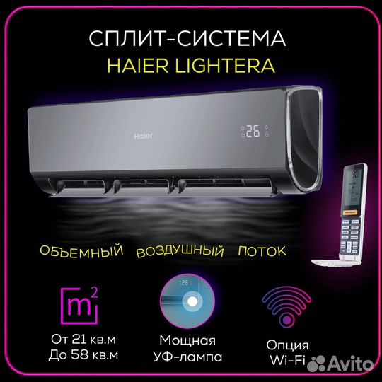 Кондиционеры Haier серии Lightera