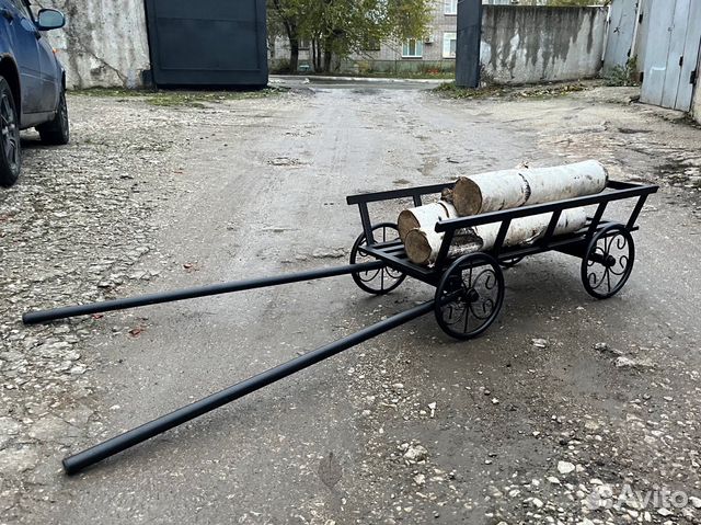 Телега декоративная