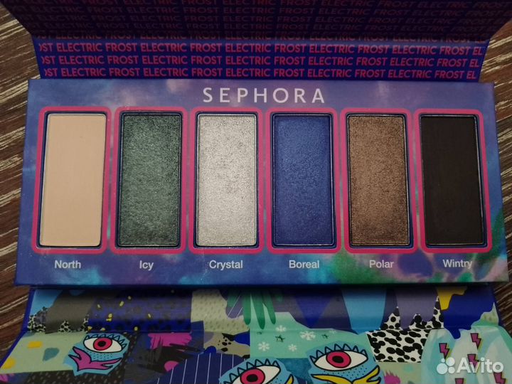 Палетка теней Sephora Electric Frost