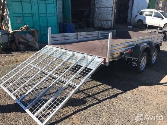 Прицеп с трапом мзса 817736.022. Без самосвала