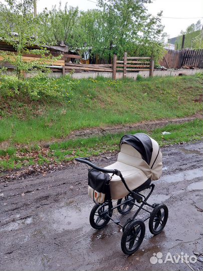 Коляска Cobabe 6300L 2в1 Экокожа