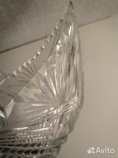 Конфетница хрусталь,ссср