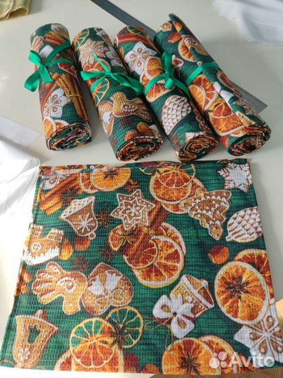 Полотенца кухонные