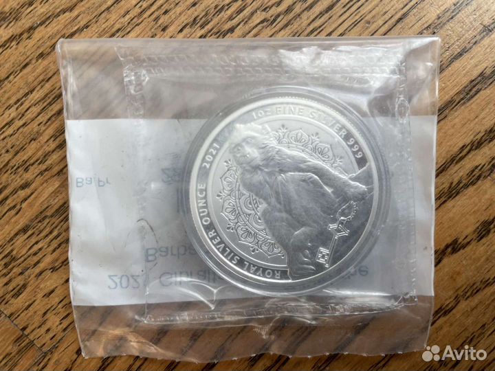 Гибралтар 2 фунта 2021г Берберская макака