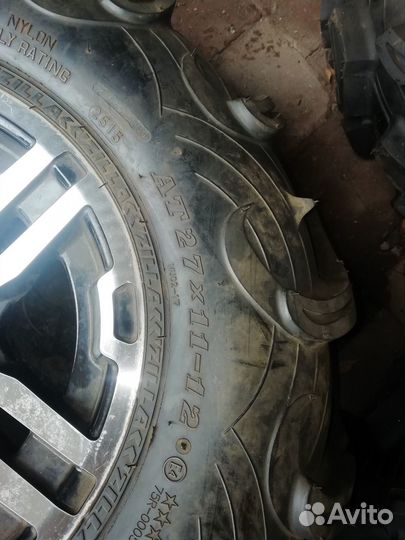 Колесо с диском ат27х11х12