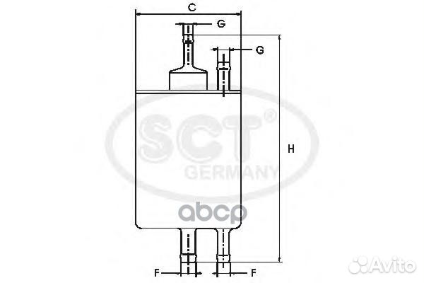Топливный фильтр mercedes W210/W202/W203/W220 s