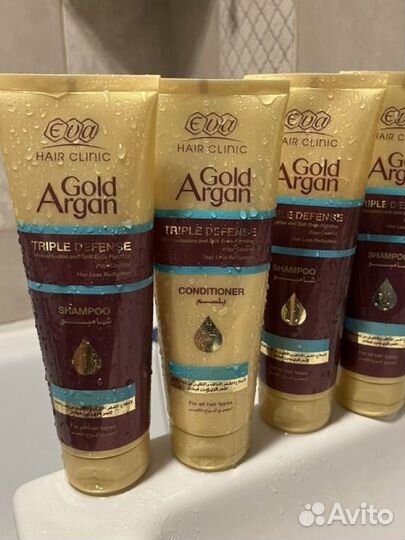 Gold Argan шампунь, кондиционер