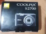 Компактный фотоаппарат nikon coolpix s 2700