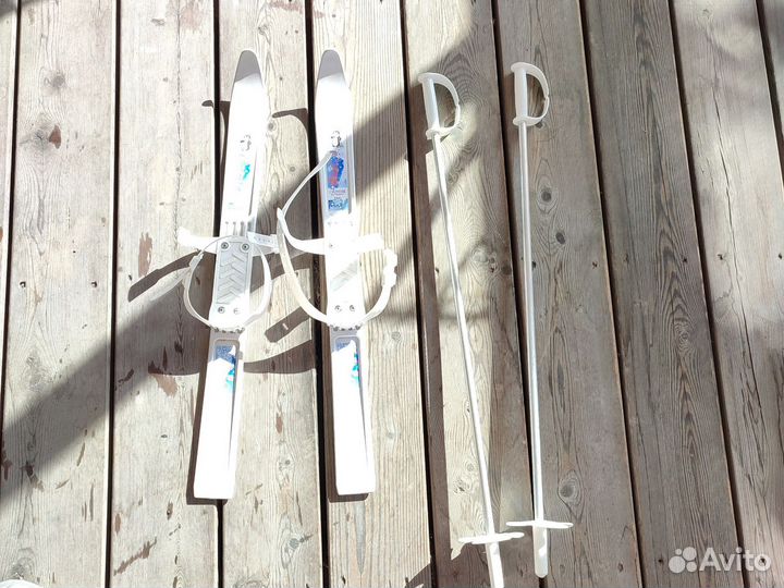 Лыжи детские беговые на запчасти