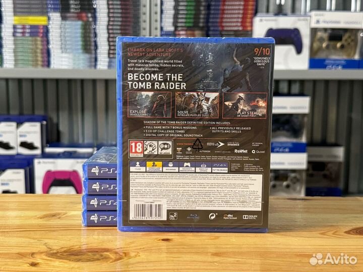 Диск Shadow of the Tomb Raider PS4 (Новый)