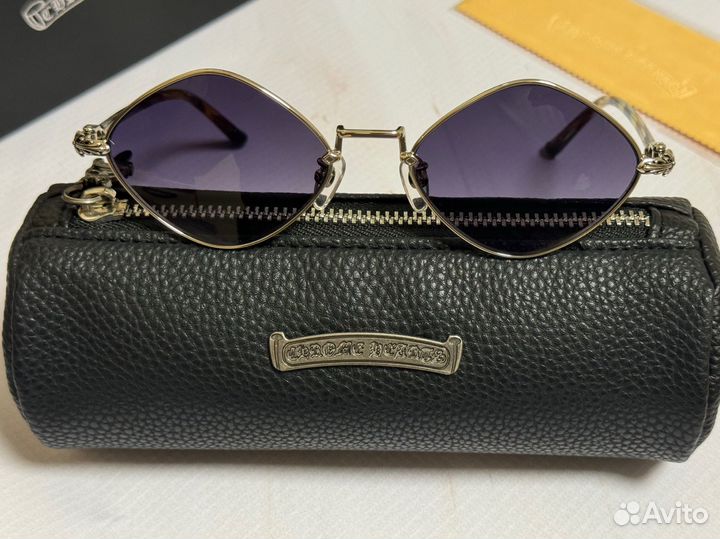 Очки Chrome Hearts DH-SS diamond DOG 56-21-145