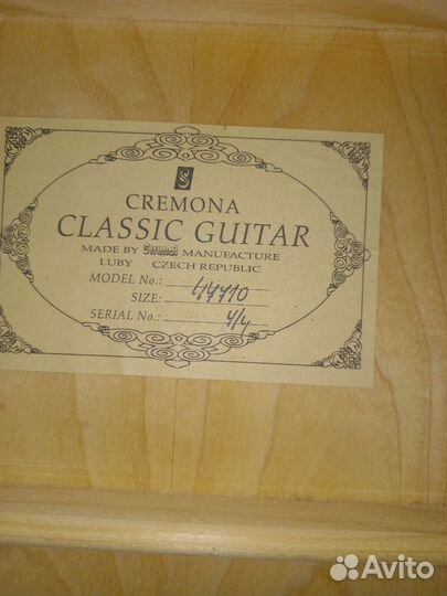 Классическая гитара Cremona 47710