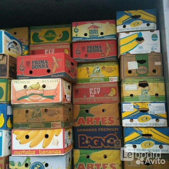 Ведро с крышкой 10л 5.7л ящики пластиковое банан