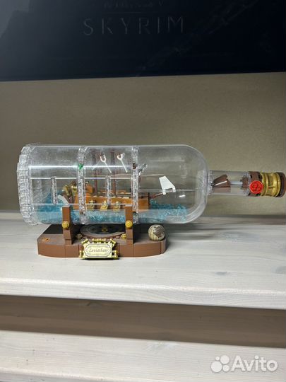 Лего набор корабль в бутылке