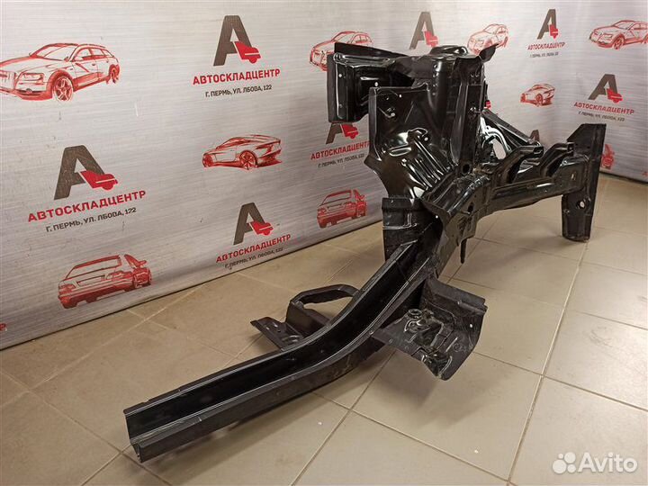 Лонжерон - в сборе с брызговиком передний левый