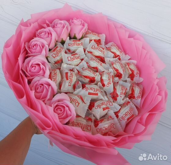 Съедобный сладкий букет