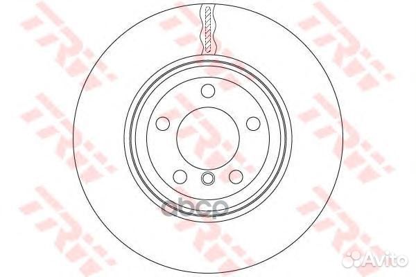 Диск тормозной перед DF6471 TRW