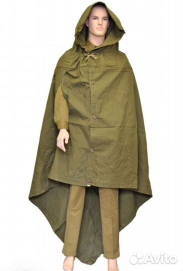 Армейская плащ палатка. СССР