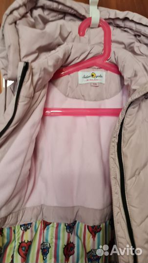Куртка зимняя на девочку рост 110