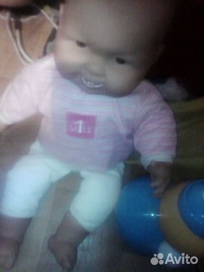 Кукла винтажная из 70-х.пупс.неваляшка.машинка