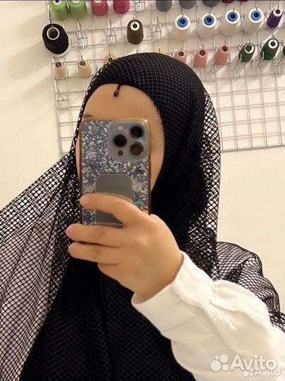 Палантин сетка