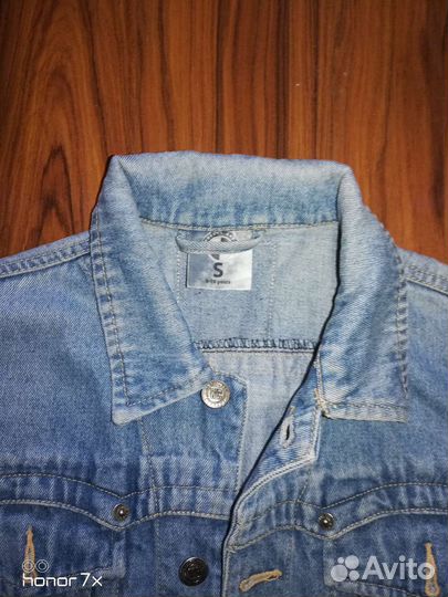 Джинсовая куртка (оверсайз) 9-10 лет