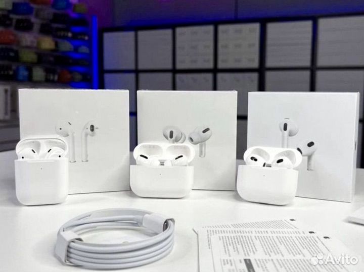 Наушники AirPods 2, 3, PRO 2 Гарантия