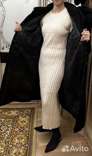 Каракулевая шуба premium качества 46 размер