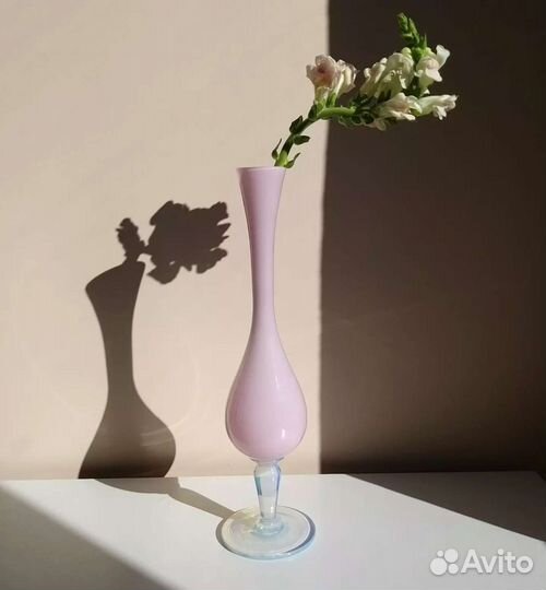 Вазы опаловое стекло винтаж Франция