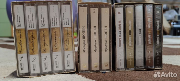 Наборы аудио кассет и CD дисков Ридерс Дайджест