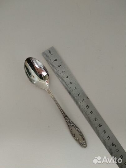Набор мельхиоровых чайных ложек в коробке СССР