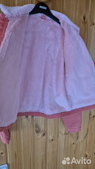 Куртка джинсовая для девочки утерленная