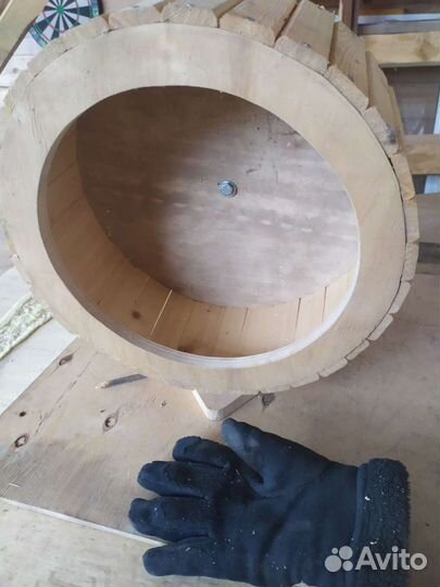 Колесо игрушка эко (фанера, доски). Новое