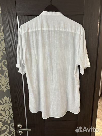 Рубашка лен мужская