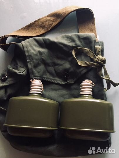 Армейские фляжки СССР 1982г