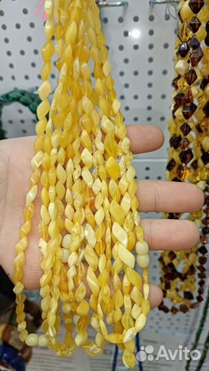Янтарь Калининград бусы браслеты