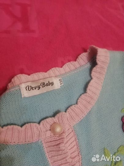 Кофта хлопок на девочку