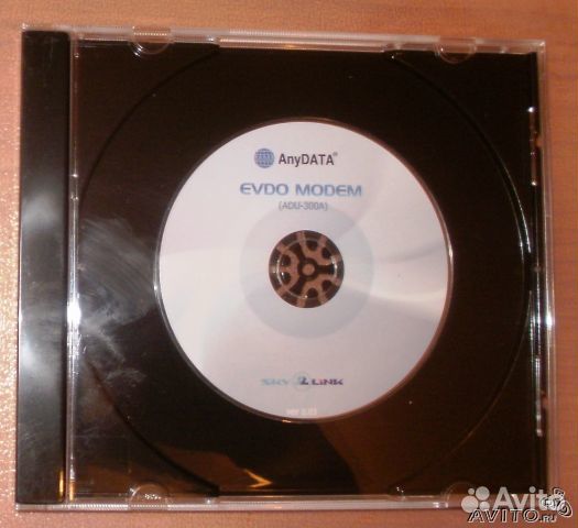 CD диск с по для USB модема SkyLink ADU-300