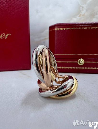 Серьги Cartier trinit