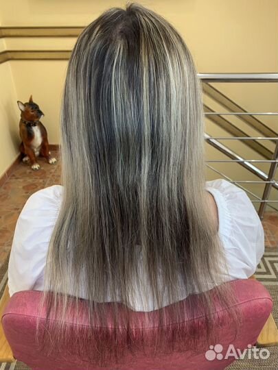 Наращивание волос на дому