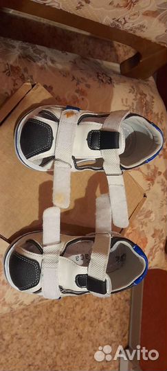 Сандалии для мальчика 24 размер кожа