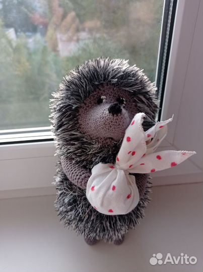 Ёжик в тумане вязаная игрушка