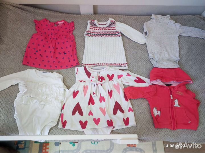 Вещи пакетом на девочку размер 74-80