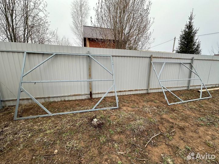 Ворота распашные бу
