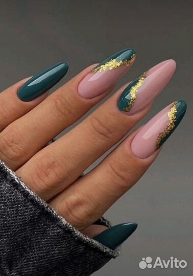 Маникюр наращивание ногтей