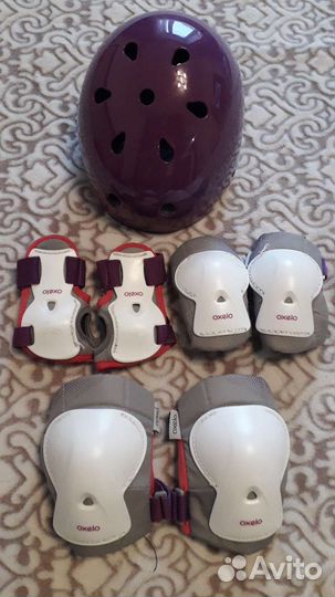 Защита шлем, налокот, наколен, ладошки