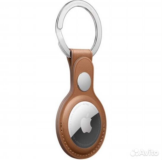 Кожаный брелок Apple AirTag