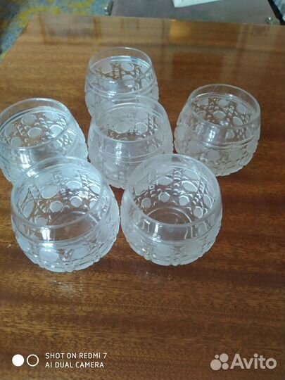 Посуда из хрусталя времён СССР